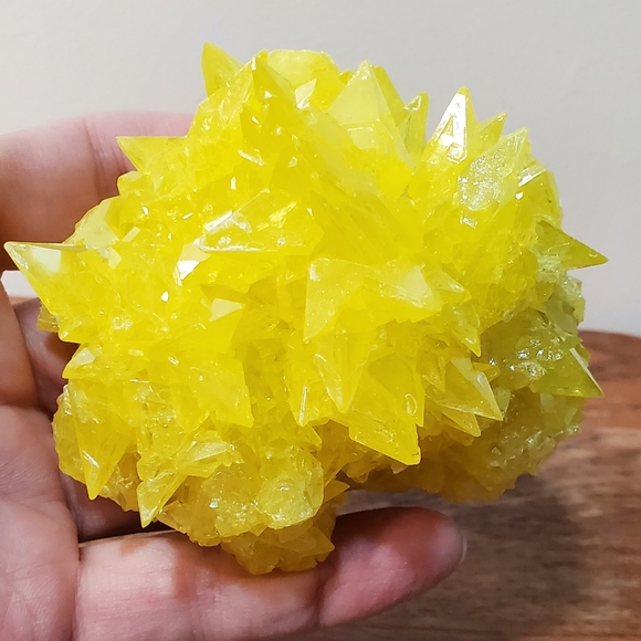 Sulfur Crystals on Matrix 0.61 lbs - Picture 9 of 17